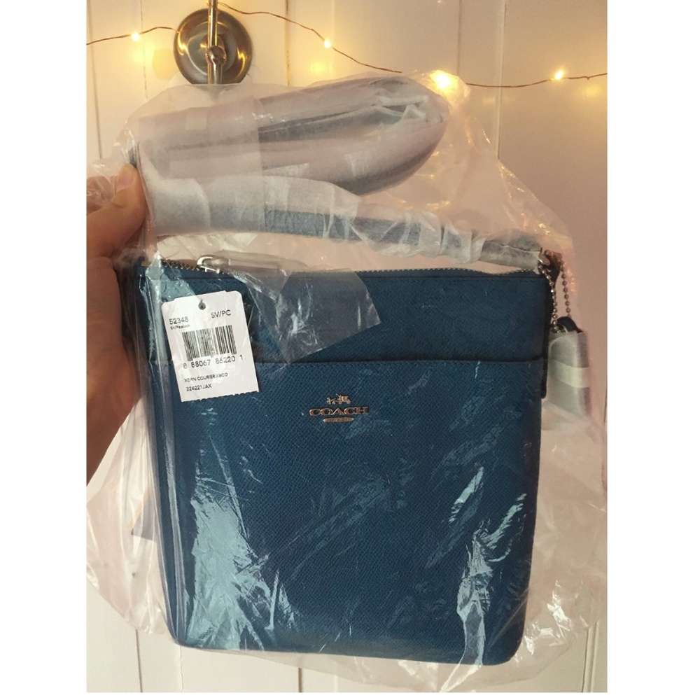 BRAND NEW Coach Kitt Messenger Crossbody Peacock